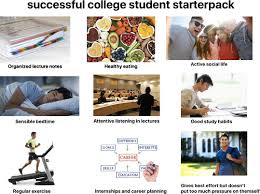 Networking while still in college will help you secure your professional career. Successful College Student Starter Pack Starterpacks