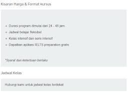 Ielts adalah tes bahasa inggris paling populer di dunia book tes anda hari ini Rekomendasi Tempat Kursus Ielts Di Jakarta Lengkap Dengan Harganya