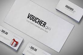 Gift Voucher Mock Up Pack Gift Vouchers Business Card Mock Up Voucher