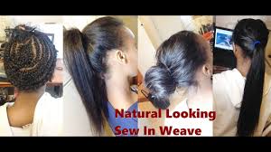 After wearing hair weaves on real short hair, make a wet style, you can use types of hairsprays, hair nutrition products, even water which are up to your different hairstyles. How To Do Full Sewin Weave With A Lace Closure Youtube
