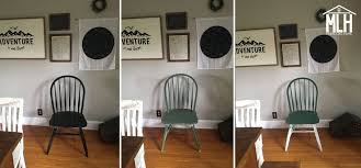 Updating Second Hand Chairs With Spray Paint Second Hand Chairs Painted Wooden Chairs Wood Dining Room