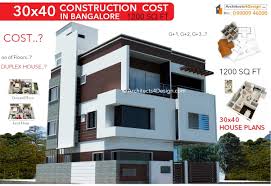 You can easily share digital files with your. 30x40 Construction Cost In Bangalore 30x40 House Construction Cost In Bangalore 30x40 Cost Of Construction In Bangalore G 1 G 2 G 3 G 4 Floors 30x40 Residential Construction Cost