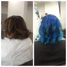 Slash Creative Hair Studio On Instagram Nofilter Another Cool Transformation Using Olaplex And Manic Panic This Client S Hair Was Very Damaged And Very Patc