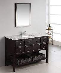 Aktuelle preise für produkte vergleichen! Simpli Home Espresso 49 Burnaby Granite Top Bath Vanity Zulily Single Bathroom Vanity Bathroom Vanity Simpli Home
