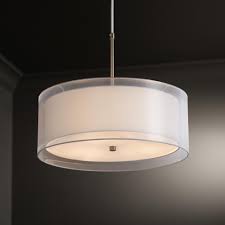 Possini Euro Double Drum 20 Wide White Pendant Light V6122 Lamps Plus Pendant Light White Pendant Light Drum Pendant Lighting