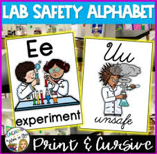 Download our free asl alphabet video, pdf, images memorizing the american sign language alphabet (also known as the american manual. Science Lab Safety Alphabet By Teaching Is A Work Of Art Tpt