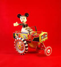 Really Vintage Mickey Mouse Tin Toy Car Retro Toys Vintage Mickey Mouse Antique Toys