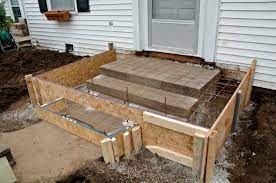 Potholes Pantyhose Whine Fest And Concrete Porches Front Porch Steps Front Porch Makeover Concrete Front Porch
