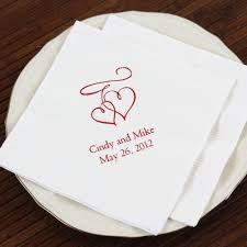4 3/4 x 4 3/4. Personalized Bridal Napkins By Beau Coup Wedding Napkins Personalized Personalized Bridal Wedding Napkins