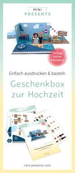 Die scheine und münzen zum ausstanzen eignen sich sehr gut, um kindern das rechnen mit geld näher zu bringen. Mini Presents Personalisiertes Hochzeitsgeschenk Als Geldgeschenk Ausdrucken Basteln Schenke Gluckliche Momente Originelle Diy Papiergeschenke Zum Ausdrucken Fur Gemeinsame Zeit