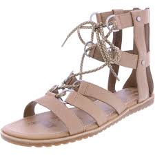 Women S Sorel Ella Lace Up Gladiator Sandal Walmart Com