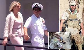 Gallagher is currently on military tribunal for charges including premeditated murder, attempted a jury found decorated navy seal edward eddie gallagher not guilty tuesday on almost all charges. Navy Seal Eddie Gallagher Is Sentenced To Rank Reduction And Pay Deduction Daily Mail Online
