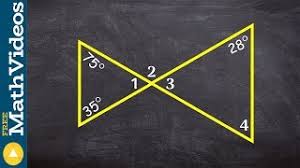How would you work out the value of a? How To Determine All The Missing Angles Of Two Triangles Ex 3 Youtube