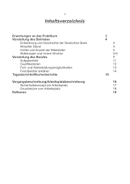 Wir raten dir, dass du vor der eigentlichen vorgangsbeschreibung die dinge und materialien nennst, die der leser zur durchführung benötigt. Praktikumsmappe Sead Berisa