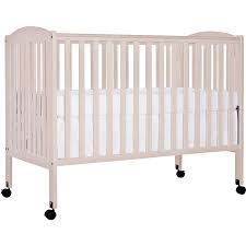 Dream On Me 2 In 1 Folding Full Size Crib French White Portable Crib Cribs Dream On Me