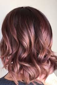 45 Rose Gold Hair Color Ideas For Short Haircuts This Year In 2020 Hair Color Rose Gold Brunette Hair Color Hair Color For Women