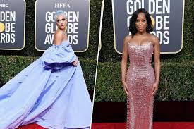 Lady gaga turned heads in a stunning blue valentino gown at sunday night's golden globes, but it was her hair and makeup that still have people talking. Best Dressed Woman At The 2019 Golden Globes Lady Gaga Or Regina King The Tylt
