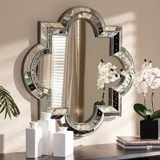 Lovisa Wall Mirror Mirror Wall Silver Wall Mirror Art Deco Mirror