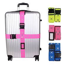 Wuudi Heavy Superior Strength Extra Long Cross Luggage Strap Suitcase Travel Belt Travel Tags Accessories Pink Travel Belt Luggage Straps Suitcase Traveling