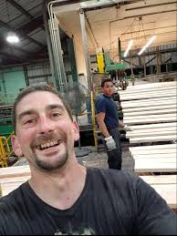 Howdy everyone from Roseburg oregon at Douglas County Forest Products Old  pic of me pulling chain and more recent pic of my round table. Video leaves  out the manual labor lol but