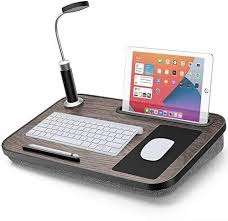 Smart Loryergo Lap Desk Laptop Desk With Built In Led Laptop Desk Lap Desk Portable Laptop Desk
