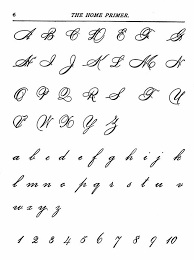 Download and print our free educational alphabets suitable for handwriting practice activities for home and school. Beautiful Handwriting Alphabet Hand Writing Cursive Fonts Alphabet Lettering Alphabet Cursive Letters Alphabet