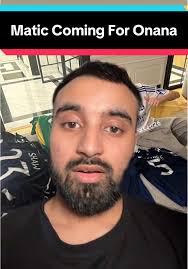 Nemanja Matic Challenges Andre Onana at Manchester United