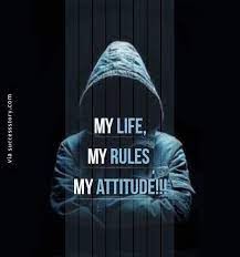 Express your feelings with the help of these whatsapp bios quotes. My Life My Rule Quotes For Dp Attitude Quotes For Boys Profile Picture Images