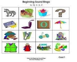 For example, up or cut. Beginning Sound Bingo Bingo Cards Beginning Sounds Alphabet Sounds