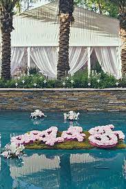 21 Wedding Pool Party Decoration Ideas For Your Backyard Wedding Pool Wedding Wedding Pool Party Decorations Wedding Pool Party