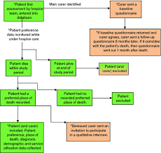 patient and carer data collection flow chart for both