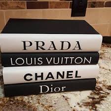 Pin By On Books Chanel Book Decor Chanel Book Book Decor