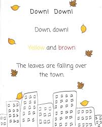 The Very Busy Kindergarten October Poems For Poetry Box October Poem Kindergarten Poems Preschool Poems