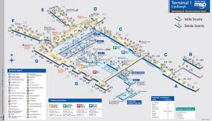 Airport Map Of Minneapolis St Paul International Airport Terminal 1 Created By Funnel Incorporated Www Funnelinc Com Airport Map Minneapolis Airport Airport