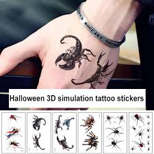 Maybe you would like to learn more about one of these? Halloween Tattoo Stickers Scary Spider Scorpion Mosquito Tattoo Stickers 3d Temporary Tattoo Sticker Body Art Txtb1 Temporary Tattoos Aliexpress