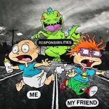 Nickelodeon Tops Rugrats Nickelodeon Tshirt Responsibilities Meme Poshmark