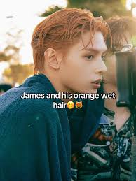 James from Cortis Orange Hair