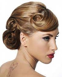 Bun Hairstyles For Women Womens Hairstyles Fancy Hairstyles Retro Hairstyles