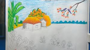 Celebrate the changing weather and nurture an appreciation of the season when everything comes to life with some fun activities. How To Draw Drawing For Kids How To Draw Spring Season Scenery With Oil Pastels Facebook