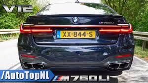 2020 Bmw M760li 6 6 V12 Biturbo Pure Exhaust Sound Onboard Revs By Autotopnl Youtube