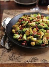 Choux De Bruxelles Rotis Au Bacon Et A La Moutarde Ricardo Recipe Sprout Recipes Sprouts With Bacon Brussels Sprouts Recipe