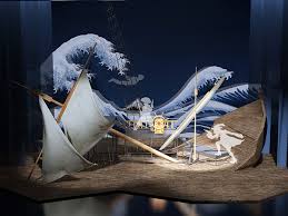 The Way The Wreck Flows With The Waves In The Background Makes It Seem Like It Isn T Floating On Top But Is A Part In 2020 Set Design Theatre Set Design
