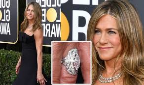 The former couple delighted fans with a string of tender. Jennifer Aniston Responds To Engagement Rumours After Sporting Huge Ring At Golden Globes Celebrity News Showbiz Tv Express Co Uk