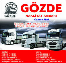 0 332 712 25 45 diğer tel: Gozde Nakliyat Ambari Konya Eregli