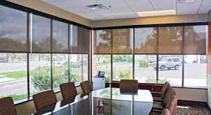 Do solar reflective window coverings matter? Conference Room Office Window Shades Insolroll