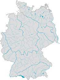 Heute dienen sie neben der energiegewinnung auch für erholung, sport und unterhaltung in der natur. Deutschlandkarte Flusse Und Seen Stock Vector Adobe Stock