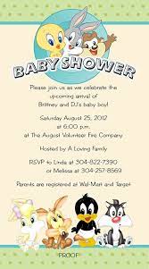 Baby Looney Toons Invitations Tiny Toons By Designsbysuzan On Etsy 0 50 Bunny Baby Shower Trendy Baby Shower Invitations Baby Shower Invitations For Boys