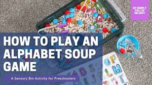 Incredible games was a popular children's game show which was broadcast. Alphabet Soup Game A Preschool Abc Sensory Bin