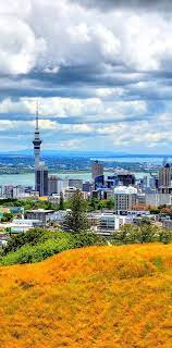 auckland skyline from the crater of mt eden nz around the world cruise visit new zealand new zealand travel