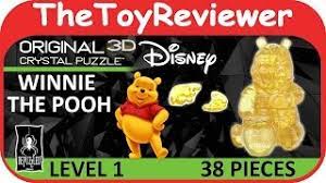 Limited time sale easy return. Original 3d Crystal Winnie The Pooh Puzzle 38 Pieces Bepuzzled Unboxing Toy Review Thetoyreviewer Youtube